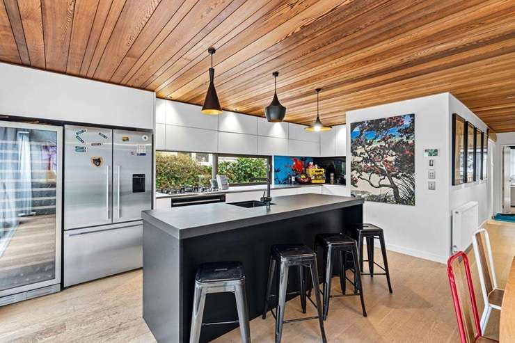Space Realty agent and former Black Sox pitcher Jim Wana is selling his family home at 24 Ventnor Street, in Seatoun, Wellington. Photo / Supplied