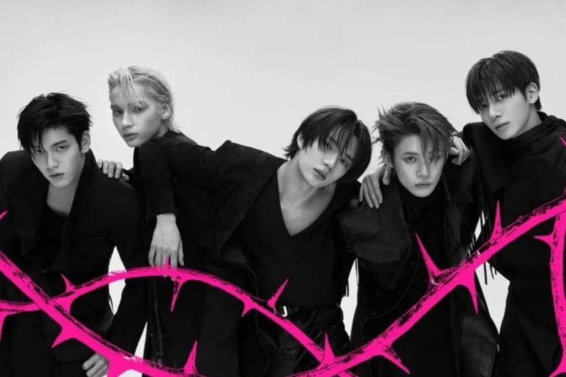 Tomorrow X Together, a K-pop boy group under Big Hit Music.