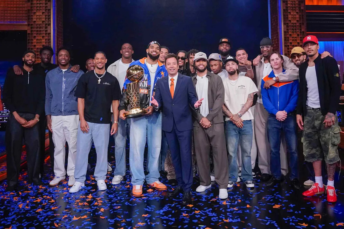 Knicks Stars Jalen Brunson, OG Anunoby Reveal Secrets Behind NBA Championship and Celebration on “The Tonight Show”