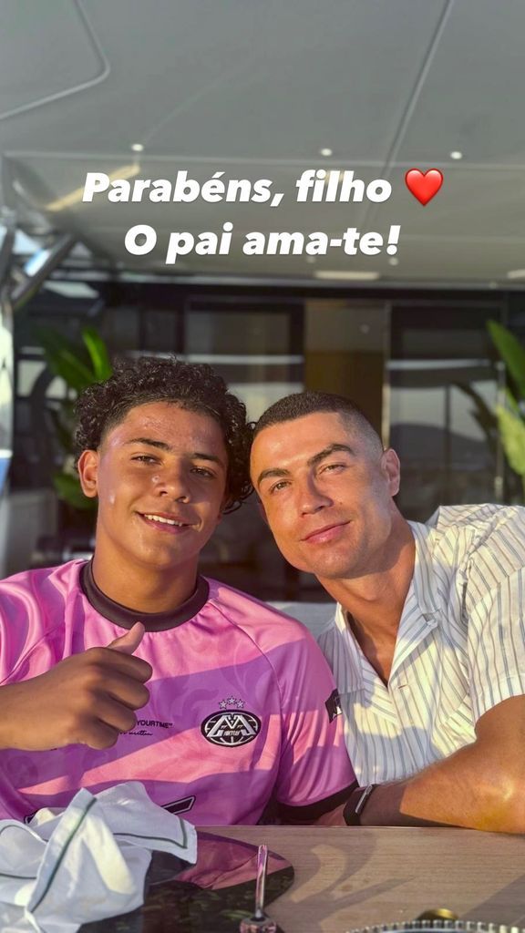 Before Portugal’s World Cup opener, Cristiano Ronaldo shared a heartfelt birthday message for his eldest son.