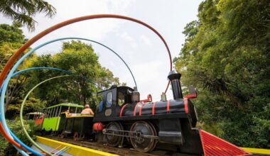 Splash Planet: Fifteen people evacuated from train after Fantasyland Express gets stuck on bridge