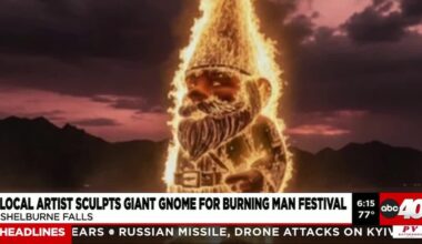Local artist asks for help with 30-foot tall fire-breathing gnome sculpture