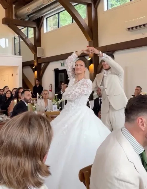 Brussaux got married over the weekend Sunday. Instagtram/sophieknowsbetter