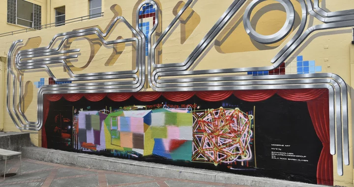 (PHOTOS) New Eureka Theater Mural Showcases Student Spray Paint Artists | Lost Coast Outpost
