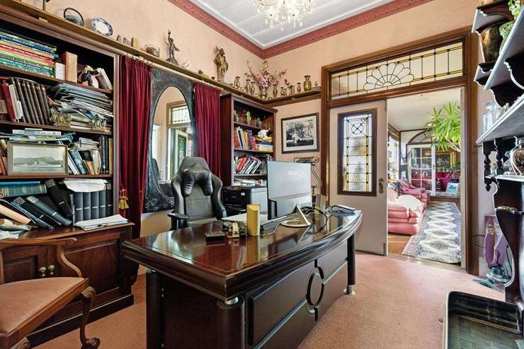 Jim Stuart and Cristine Leitch have listed their Edwardian-style home at 346 Tauwhare Road, in Matangi, Waikato. They want someone to buy their property and their vast collection of antiques. Photo / Supplied