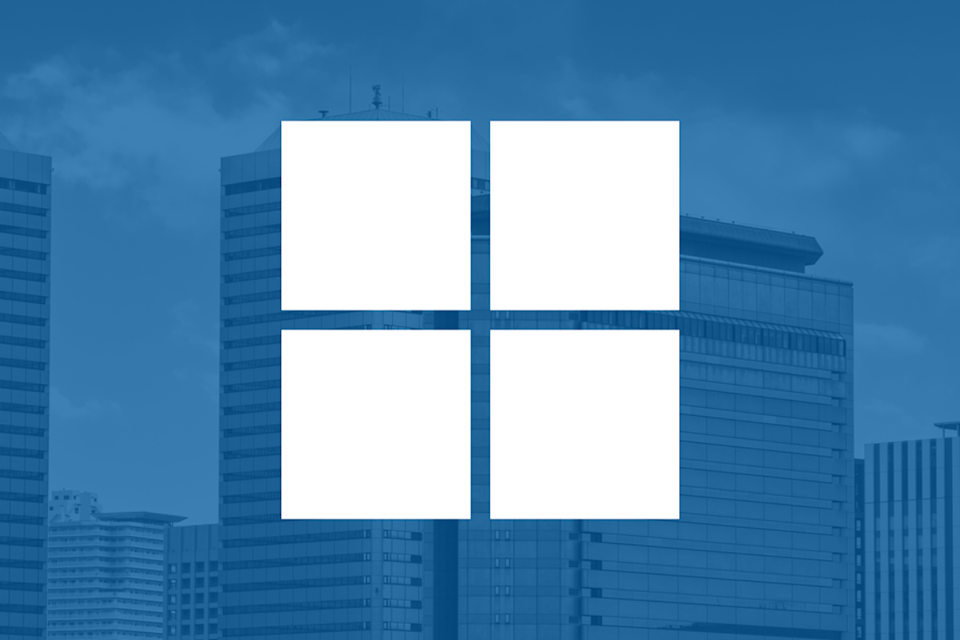 Microsoft logo.