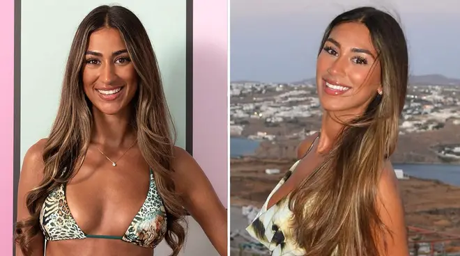 Love Island bombshell Priya Jaswal promo image and pictured posing.