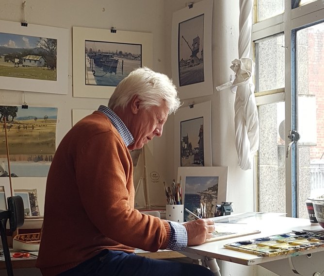 Australian watercolourist Rob Candy will conduct workshops and host a public demonstration as part of the biennial International Watercolour Exhibition.