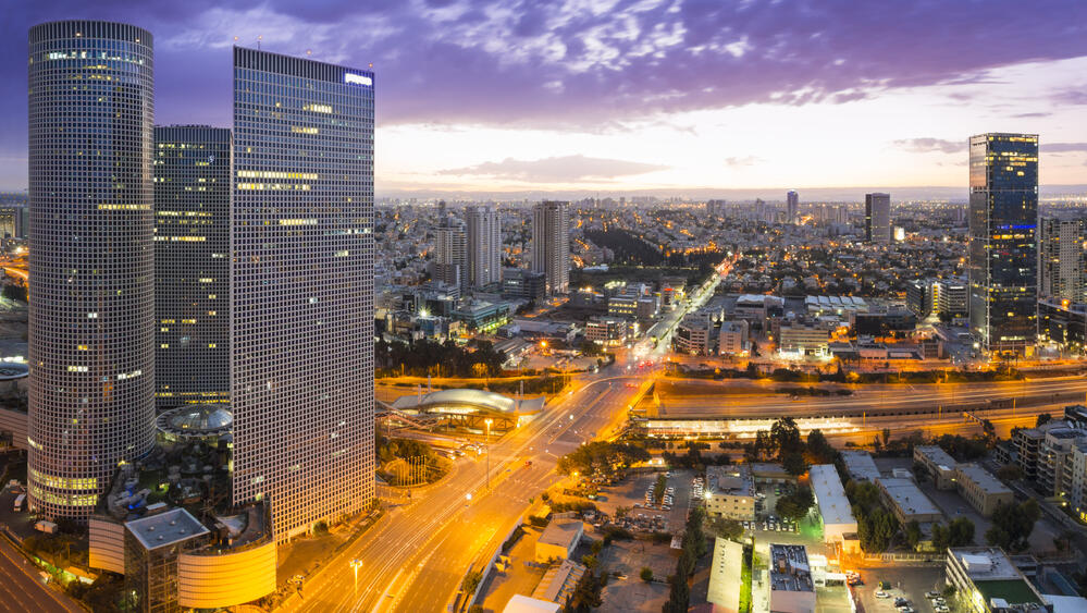Tel Aviv-Yafo has been ranked for the second consecutive year as the world’s fourth-leading startup ecosystem (Photo: Shutterstock) תל אביב קו רקיע