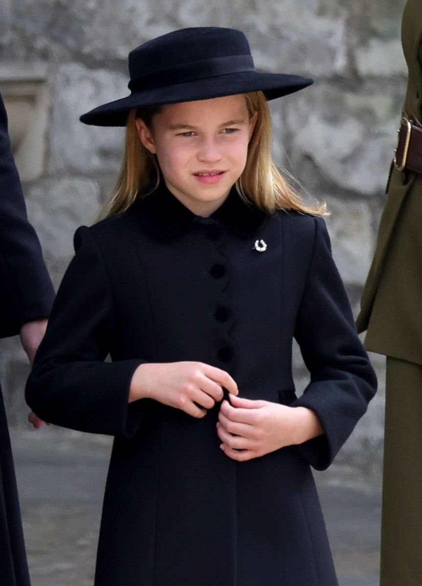 Princess Charlotte made her first appearance wearing a significant royal jewel at Queen Elizabeth II's state funeral.