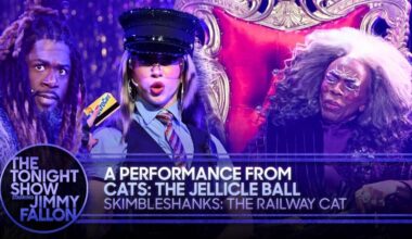 Video: Emma Sofia and Cast of Cats: The Jellicle Ball Perform 'Skimbleshanks: The Railway Cat' on The Tonight Show