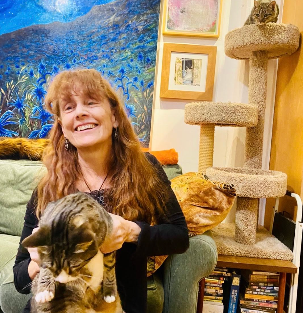 'The art elves come up with ideas, and I just follow them': Mia Wolff & her hundreds of paintings