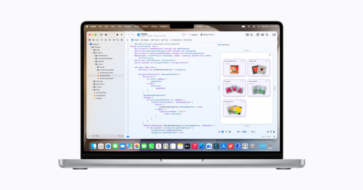 Apple aids app development with new intelligence frameworks and advanced tools