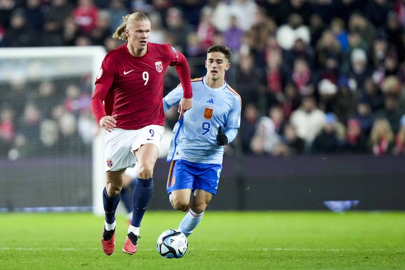 Norway's Erling Haaland heads to US with high hopes. Photograph: EPA