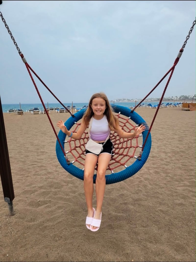Sophie Lanigan before she developed sepsis