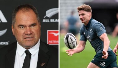 All Blacks midfielder Jordie Barrett on adapting to Dave Rennie’s new regime ahead of France Nations Championship test