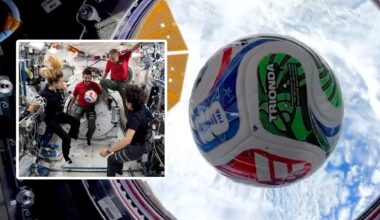 NASA sent a FIFA World Cup 2026 ball to the ISS so astronauts can test their footwork in zero gravity (video)