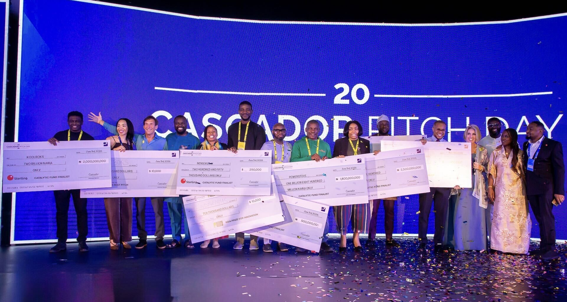 Cascador Pitch Day Funding Recipients