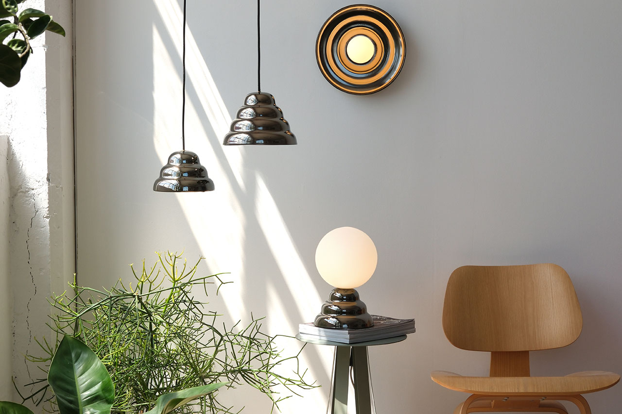 Misewell Finds Warmth, Texture, + Presence in New Lighting Forms