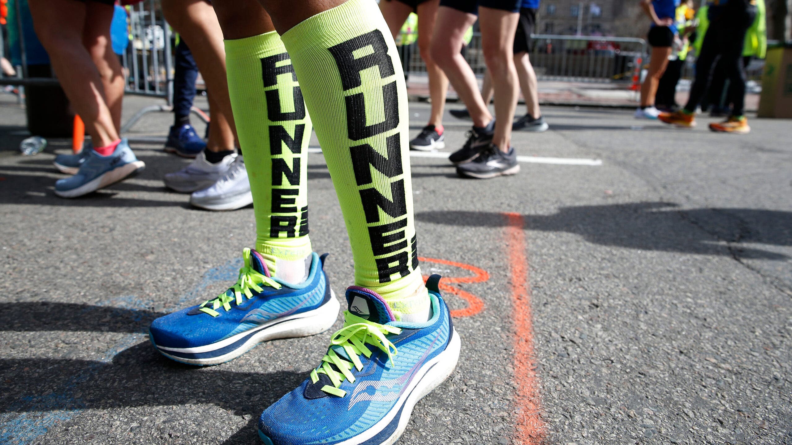 Despite lofty claims from manufacturers, research shoes that compression socks do not improve overall performance metrics such as race time and time to exhaustion.