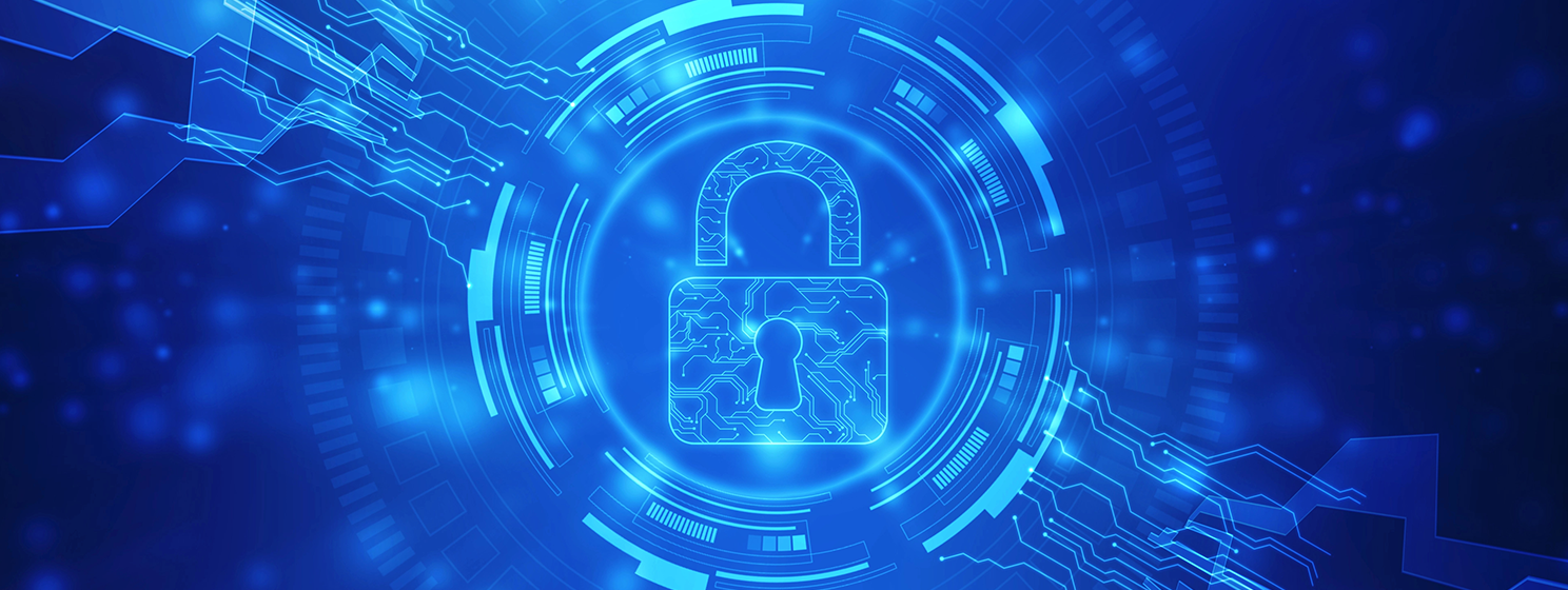 Cyber security and information banner
