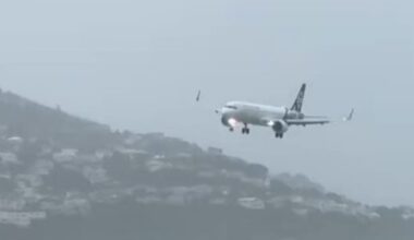 Air New Zealand flight aborts Wellington landing due to wind shear amid gale winds