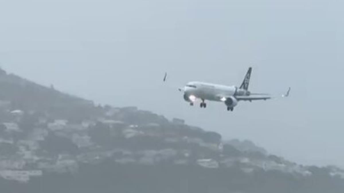 Air New Zealand flight aborts Wellington landing due to wind shear amid gale winds