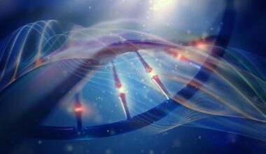 DNA Genetics Evolution Concept Art