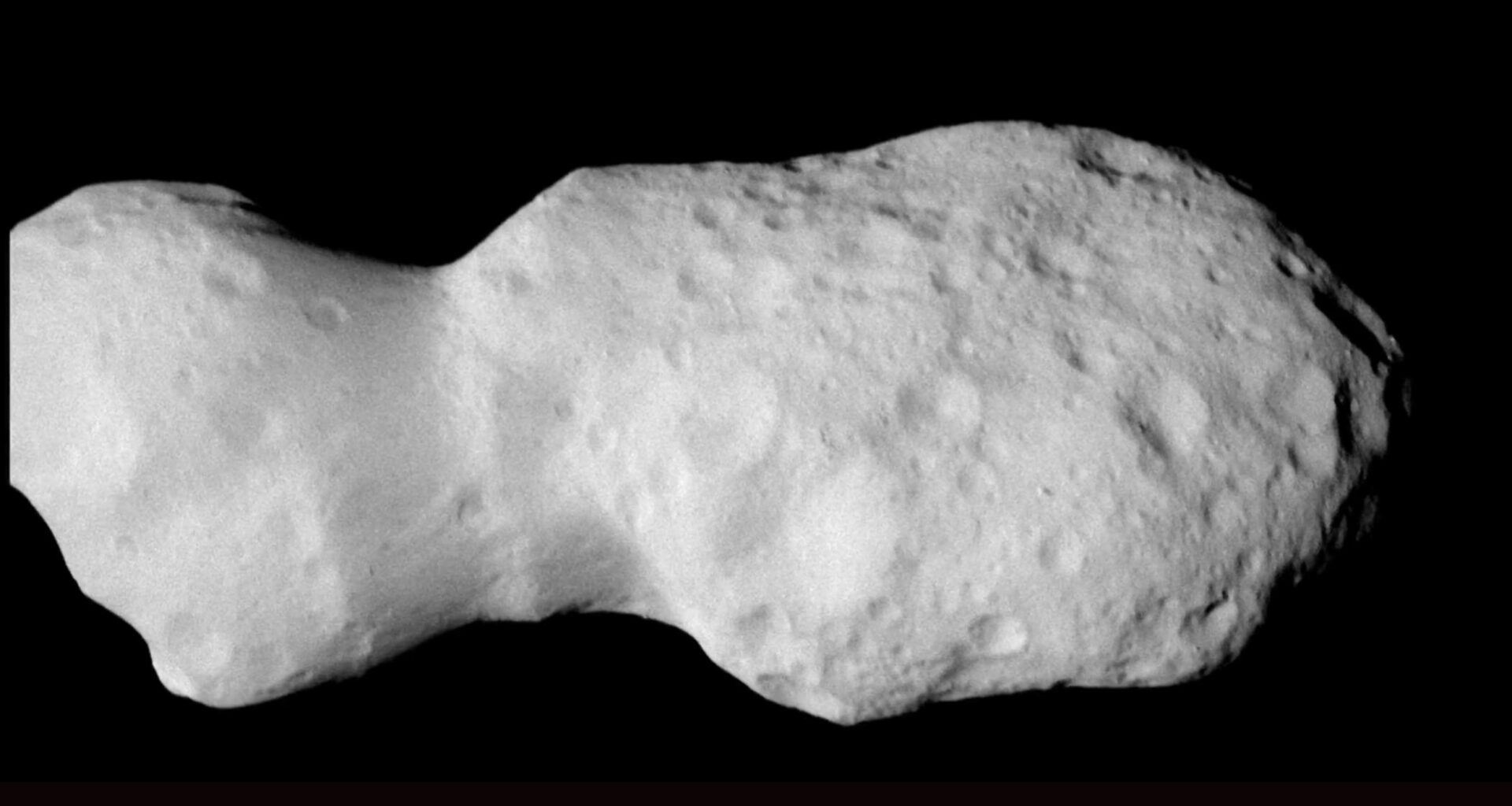 Lucy spacecraft finds a wobbling asteroid shaped like a peanut