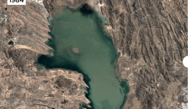 Satellite images show 10 places where water is disappearing globally | Climate Crisis News