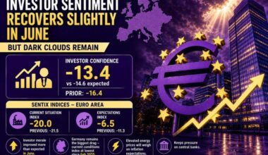 Euro area investor sentiment recovers slightly in June but dark clouds remain