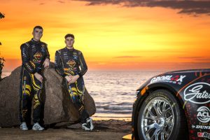 Grove Racing drivers Matt Payne (left) and Kai Allen.