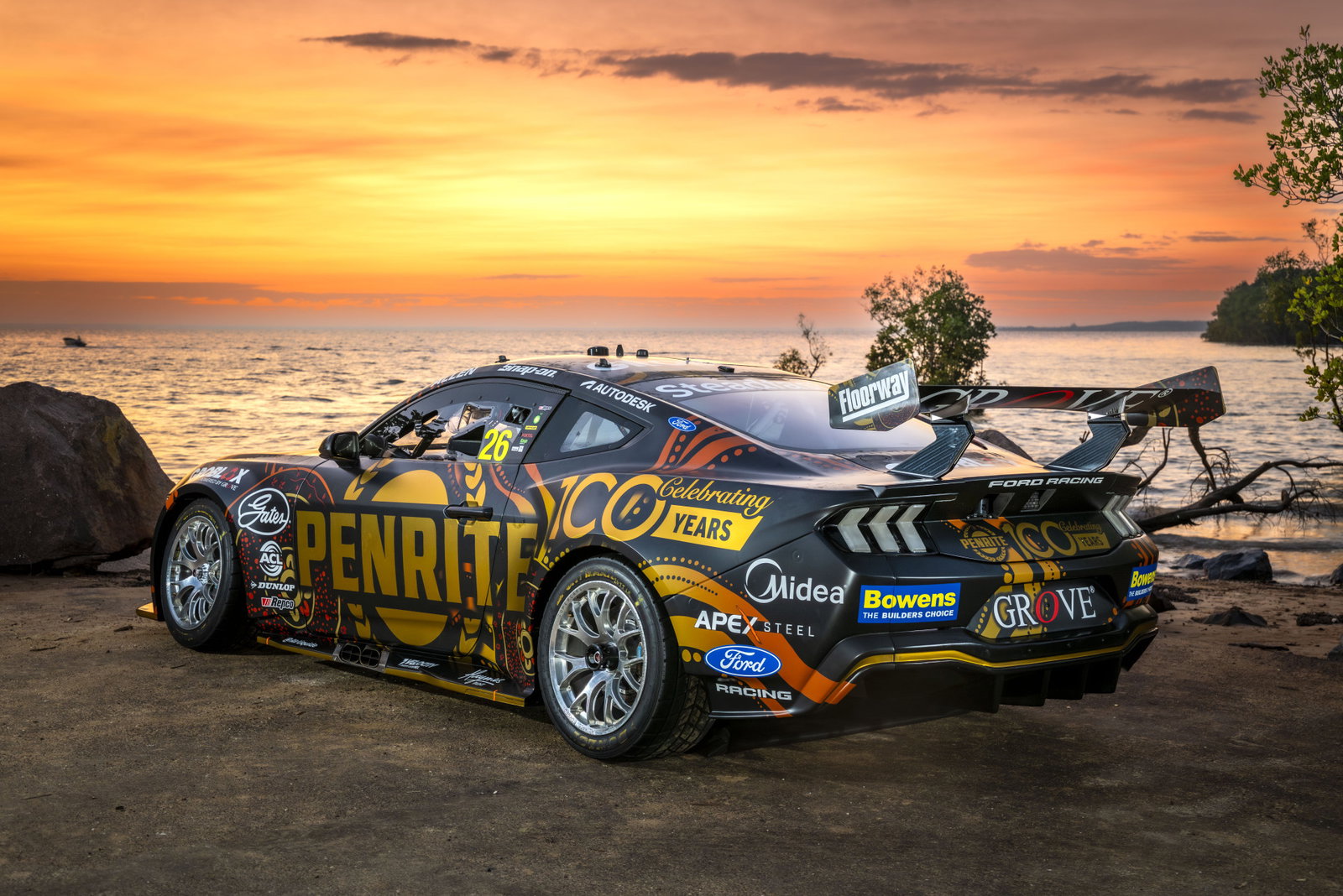 Grove Racing's Indigenous Round livery for Matt Payne and Kai Allen. 