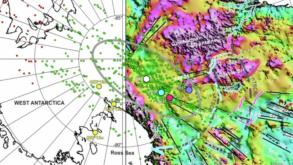 Estimation of the Euler Pole (EP) of the East Antarctic Fan-Shaped Basin Province