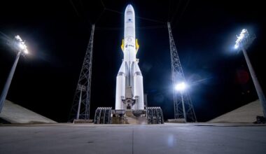 Ariane 6 launches with more powerful boosters, setting a new European payload record