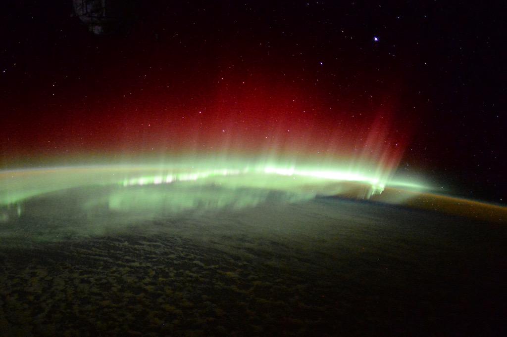On May 13, 2015, NASA astronaut Terry Virts tweeted this photo of the aurora australis west of Australia taken from the International Space Station.