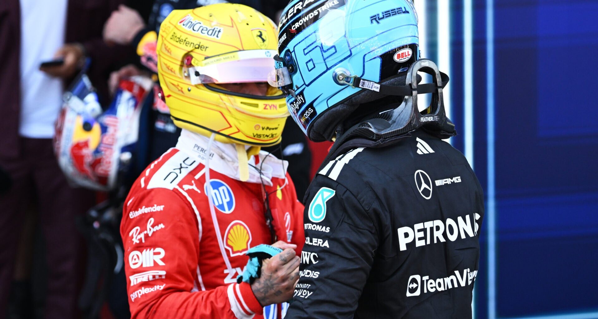 George Russell saw Ferrari fix the problem they've had for years to help Lewis Hamilton win