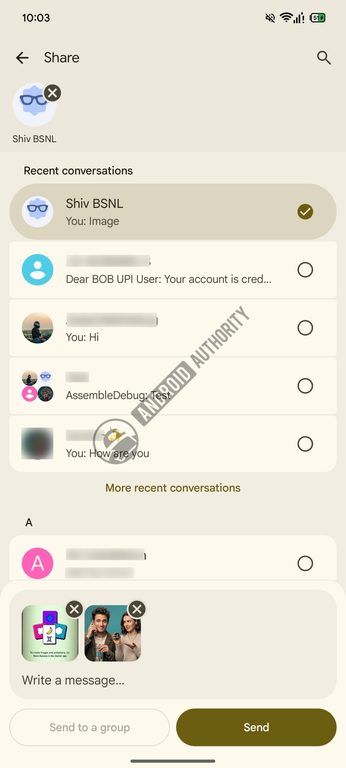 Google Messages Forwarding multiple messages new behavior 3 watermarked