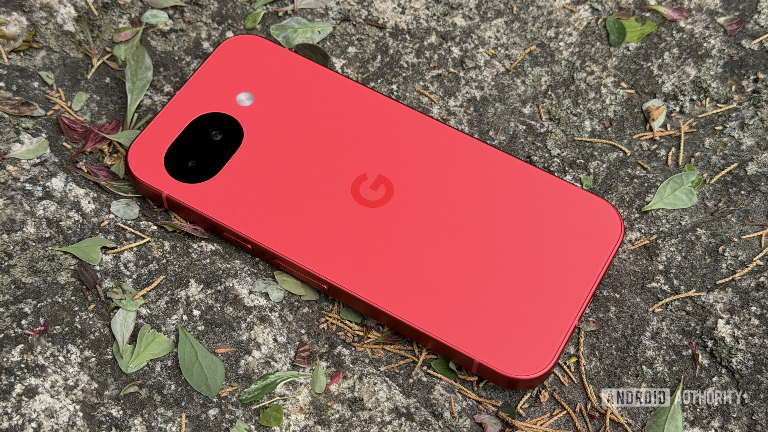 Google Pixel 10a laying down
