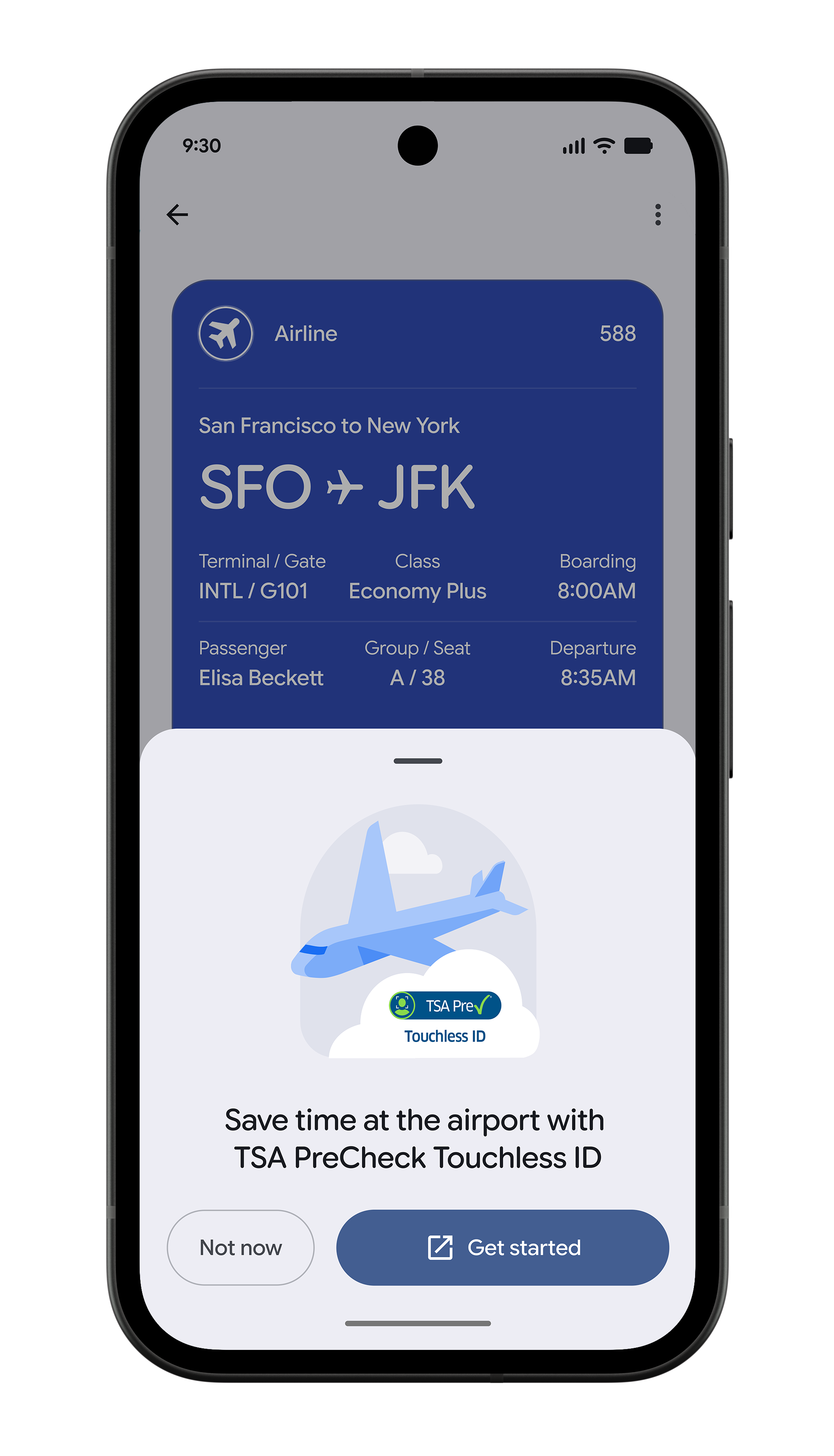 Google Wallet x TSA PreCheck Touchless ID. GOOGLE WALLET