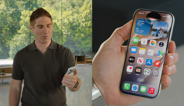 Using side button on iPhone to access Siri at WWDC 2026