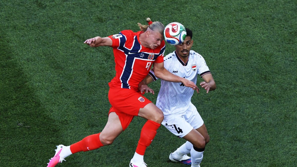 Fifa World Cup: Erling Haaland nets first World Cup goals in Norway’s 4-1 win over Iraq