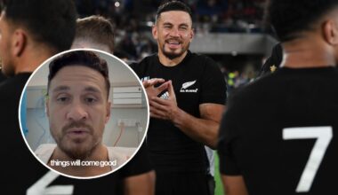 All Blacks: Sonny Bill Williams hospitalised after neck surgery develops an infection