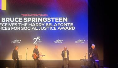 Bruce Springsteen Honored At Tribeca Festival, Sings With Bono, Patti Smith