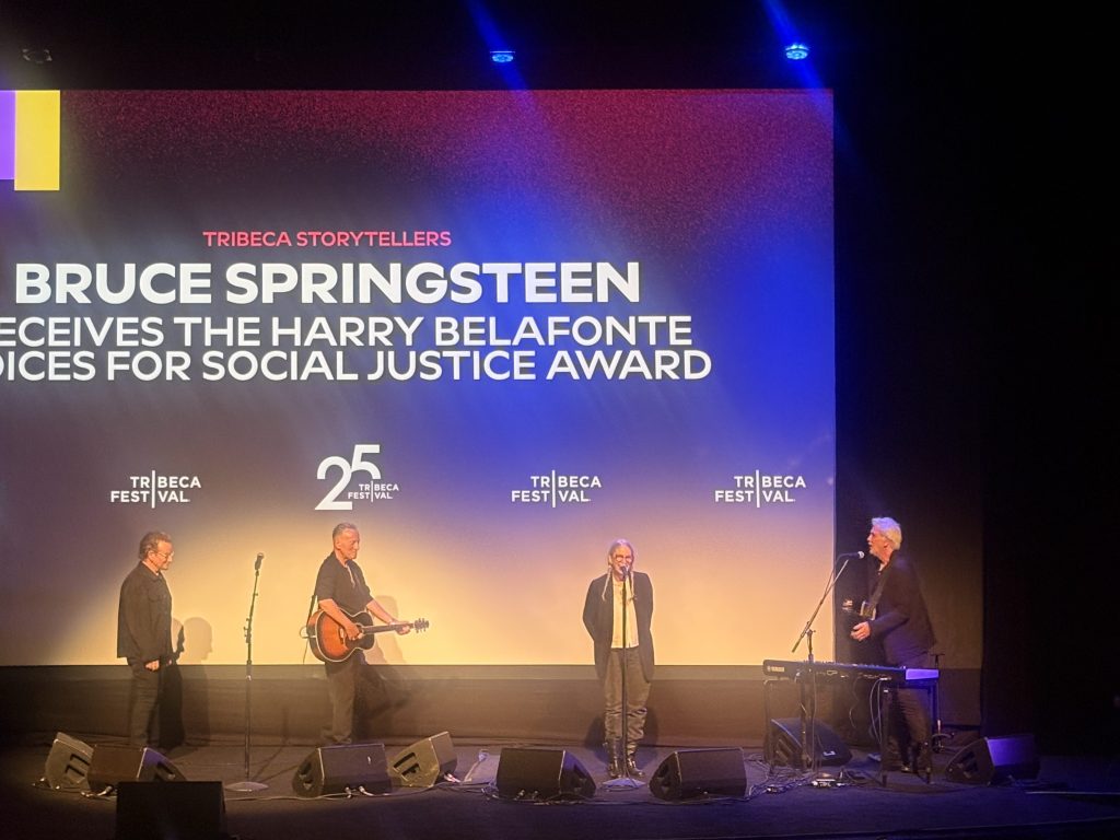 Bruce Springsteen Honored At Tribeca Festival, Sings With Bono, Patti Smith