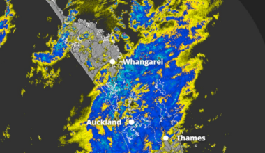 Rain and wind from tropics bear down on top of North Island, 13 warnings and watches in force