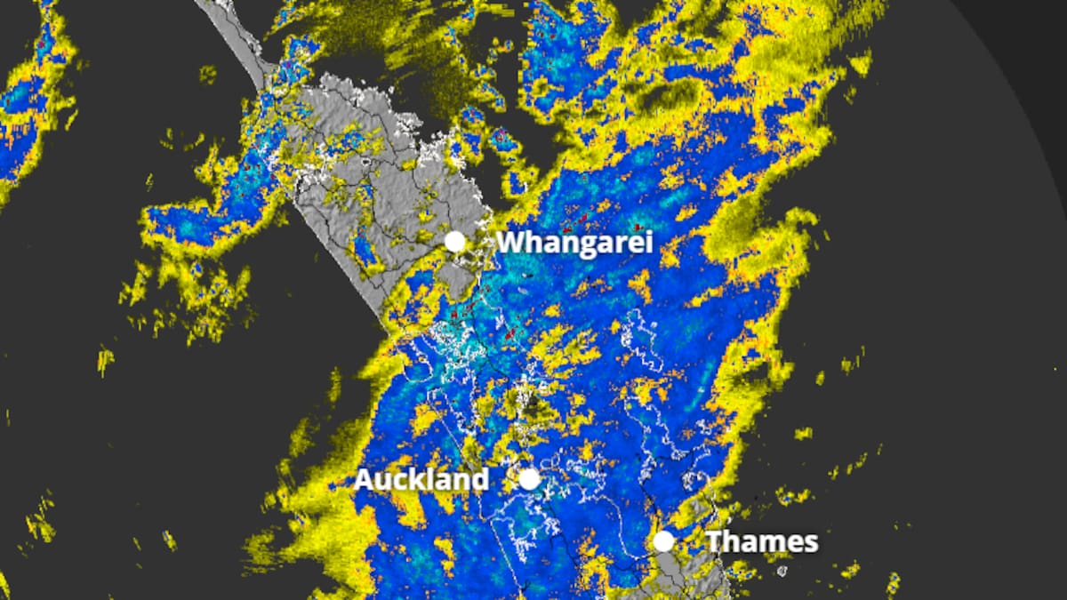 Rain and wind from tropics bear down on top of North Island, 13 warnings and watches in force