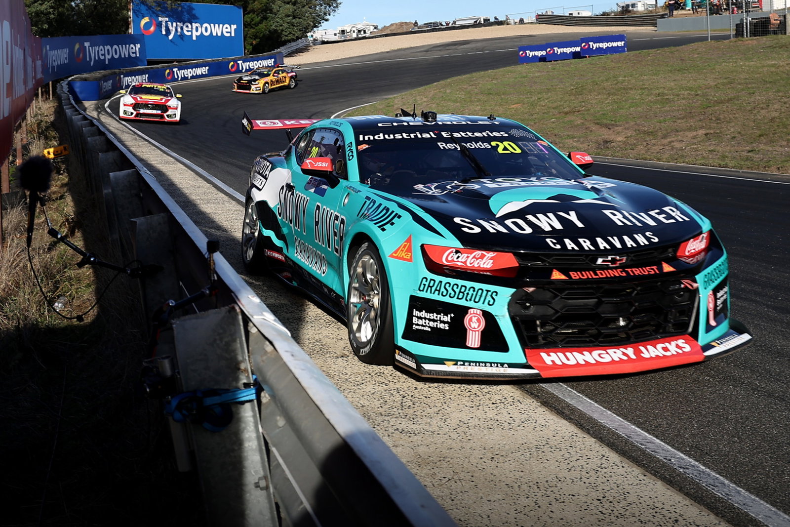 Team 18's David Reynolds topped Practice 1 at the Tasmania Super440.