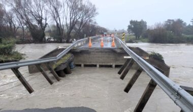 Flooding damages South Wairarapa bridge again