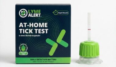 LymeAlert is a new at-home test for Lyme disease. But not for humans. You insert ticks found on your body and then use a chemically infused paper strip to detect Lyme disease bacteria.